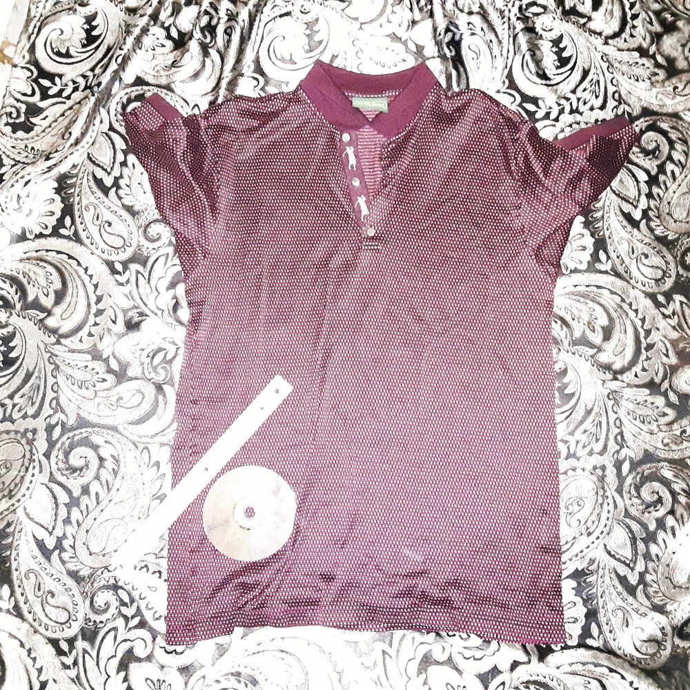 new BOBBY JONES large mens red shirt